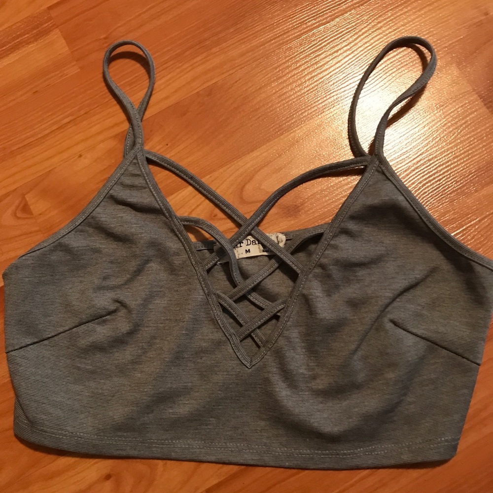 Gray Bralette